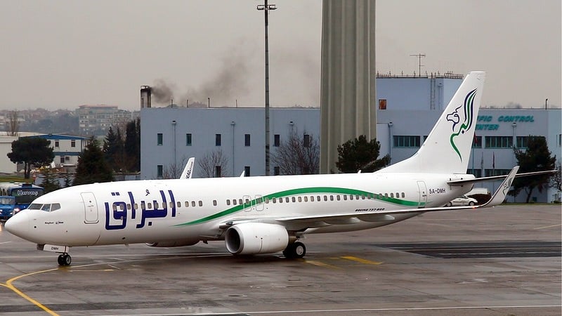 شركة طيران البراق تعلن عن عودة خط بنغازي للعمل