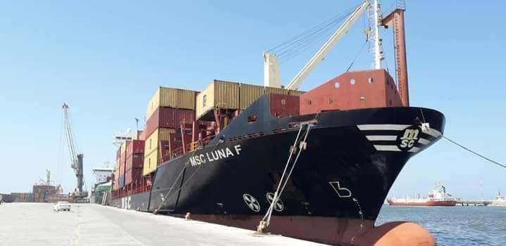 ميناء بنغازي البحري يستقبل 1095 حاوية لبضائع وسلع متنوعة