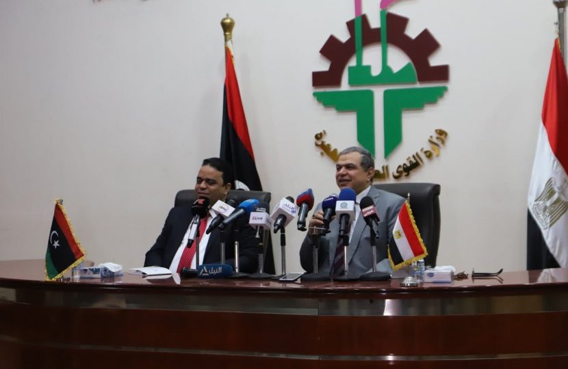 الإطلاق الرسمي لمنظومة الربط الالكتروني الخاصة بتنظيم العمالة بين ليبيا و مصر