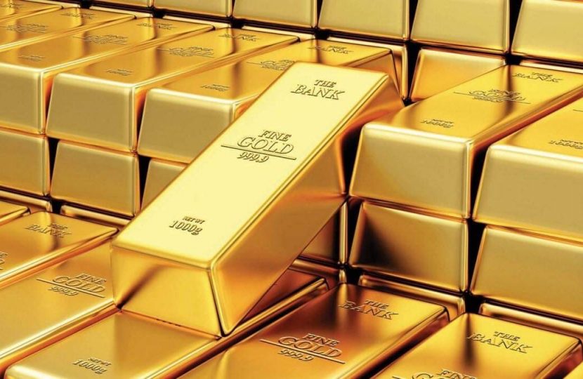 ‎الذهب يسجل إرتفاعاً اسبوعياً في الأسعار مع انخفاض الدولار في السوق العالمية .