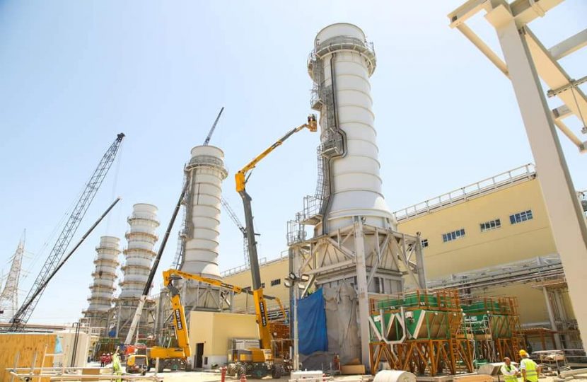 وصول نسبة الإنجاز بمشروع محطة كهرباء غرب طرابلس الاستعجالي الى ما يزيد على 90 %