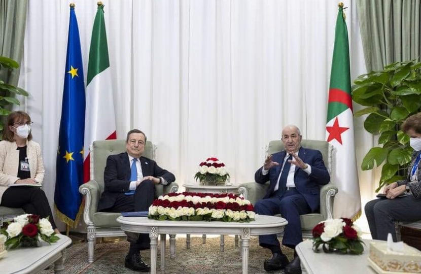 الجزائر تتفق مع إيطاليا على توريد غاز بقيمة 4 مليار دولار.