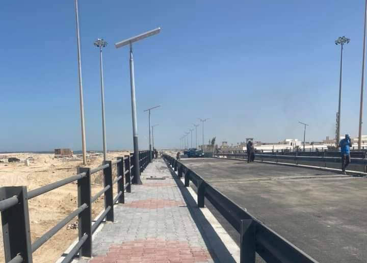 بلدية بنغازي تعلن قرب الإنتهاء من أعمال صيانة جسر أحمد رفيق المهدوي