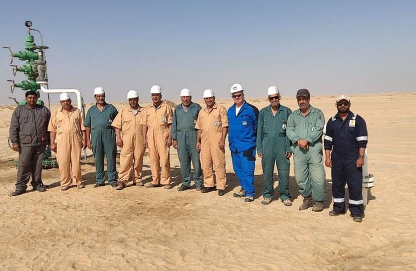 الخليج العربي تعلن دخول بئر جديد بحقل النافورة النفطي على خط الإنتاج