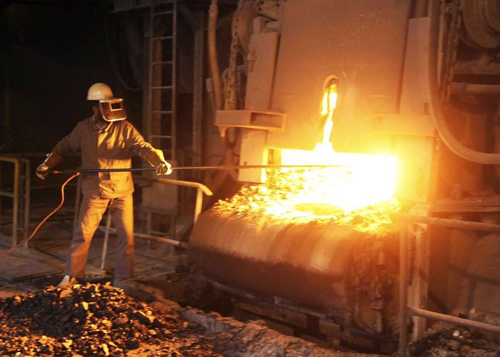 إنتاج شركة الحديد والصلب لشهر نوفمبر يتجاوز الـ 35 ألف طن